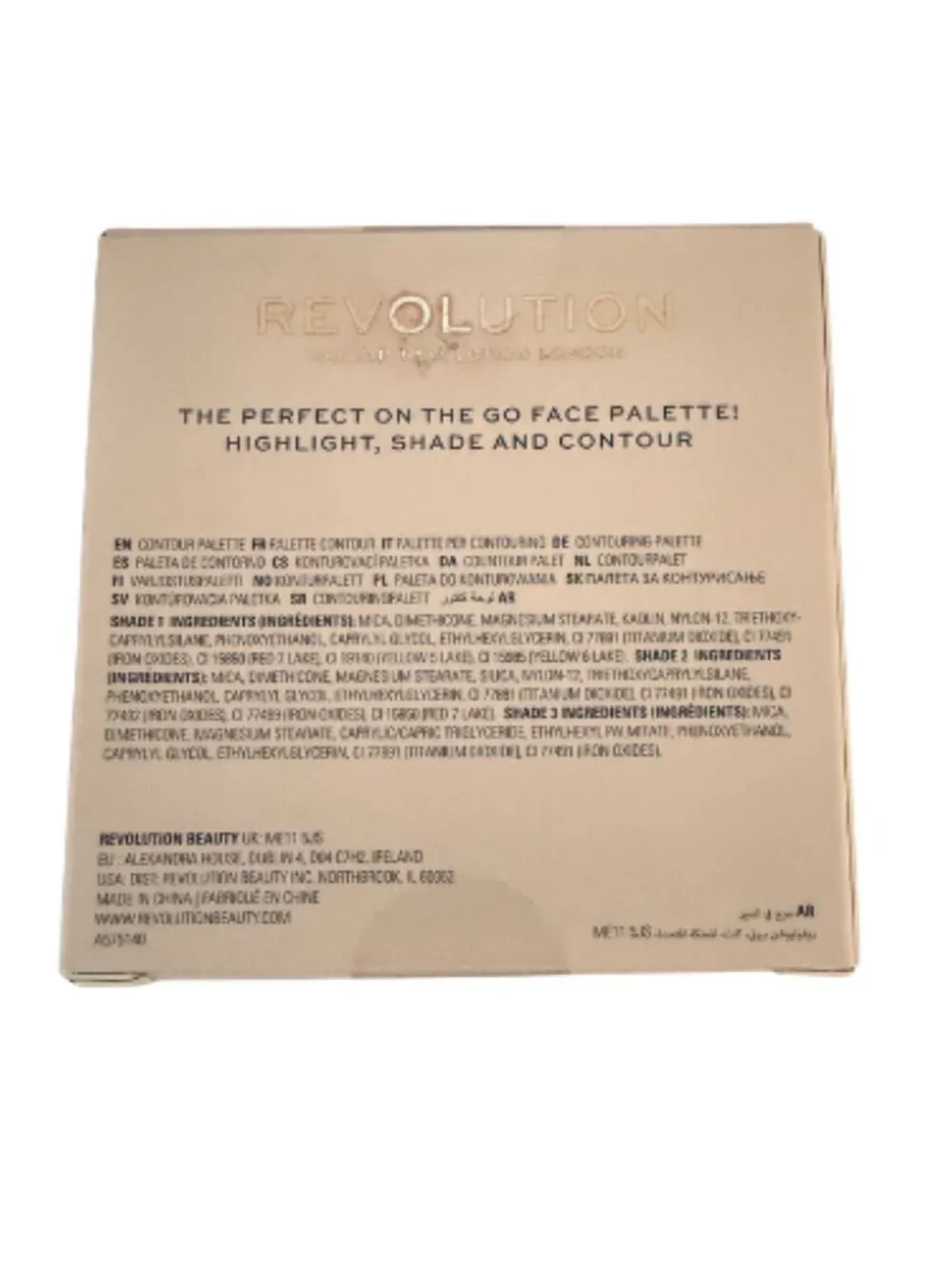 Makeup Revolution Fair Contour Powder Compact Palette Sculpt Kit 7g New